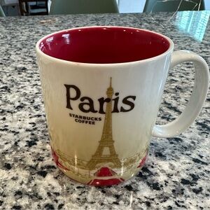 2012 Starbucks Paris Mug with Eiffel Tower